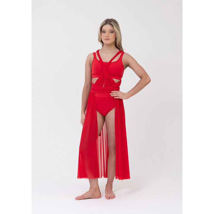 Studio 7 Dancewear Convertible Mesh Girls Overdress