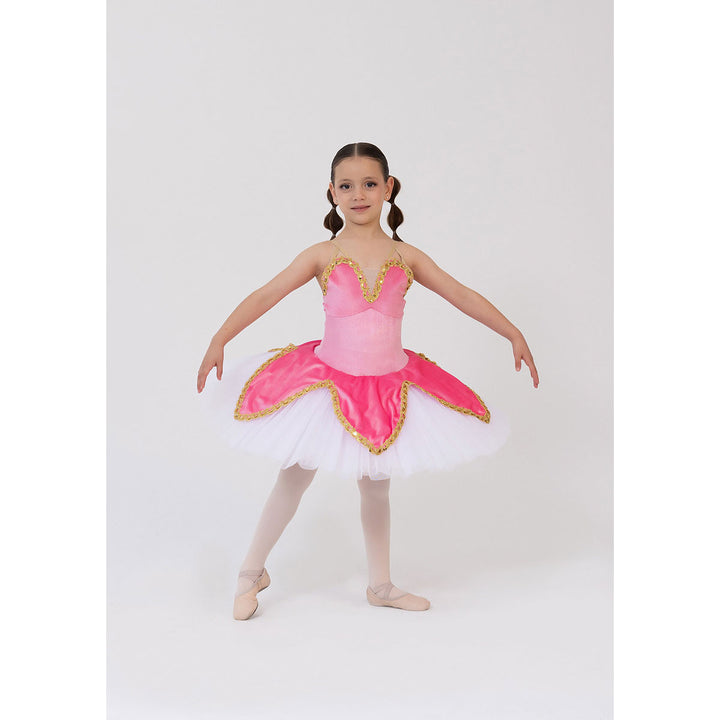Studio 7 Dancewear Ellen Scalloped Womens Ballet Tutu Vintage Pink back