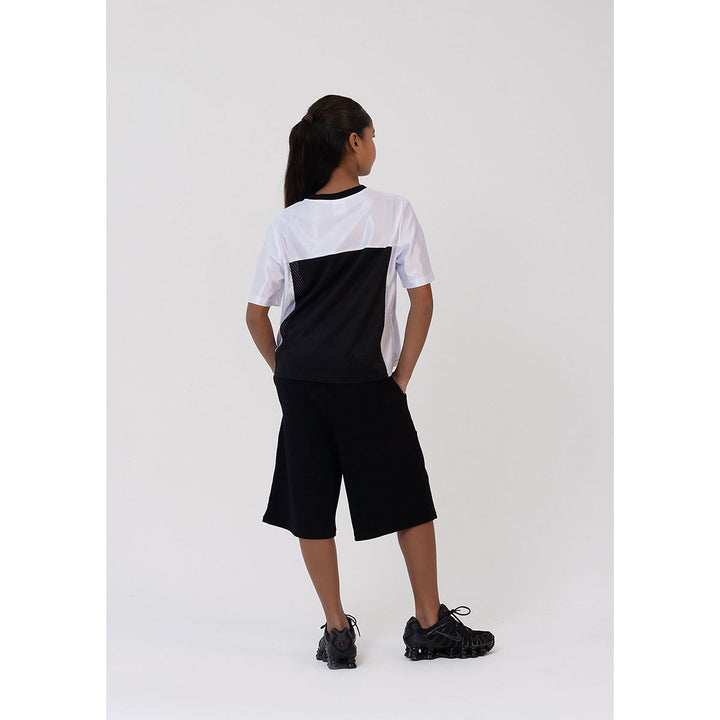 Studio 7 Dancewear Jordan Team Hip Hop Top Black/White back