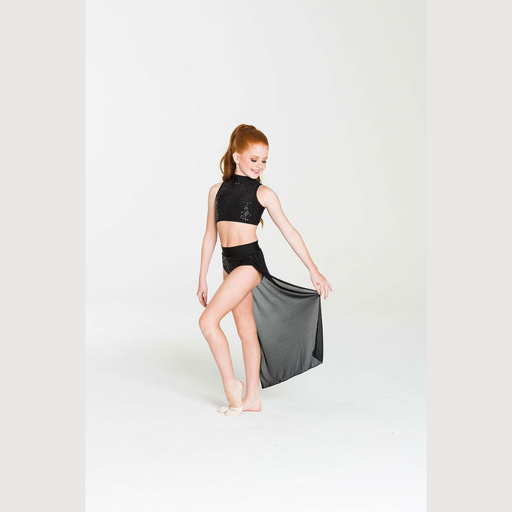 Studio 7 Dancewear Sequinned Cabaret Womens Crop Top