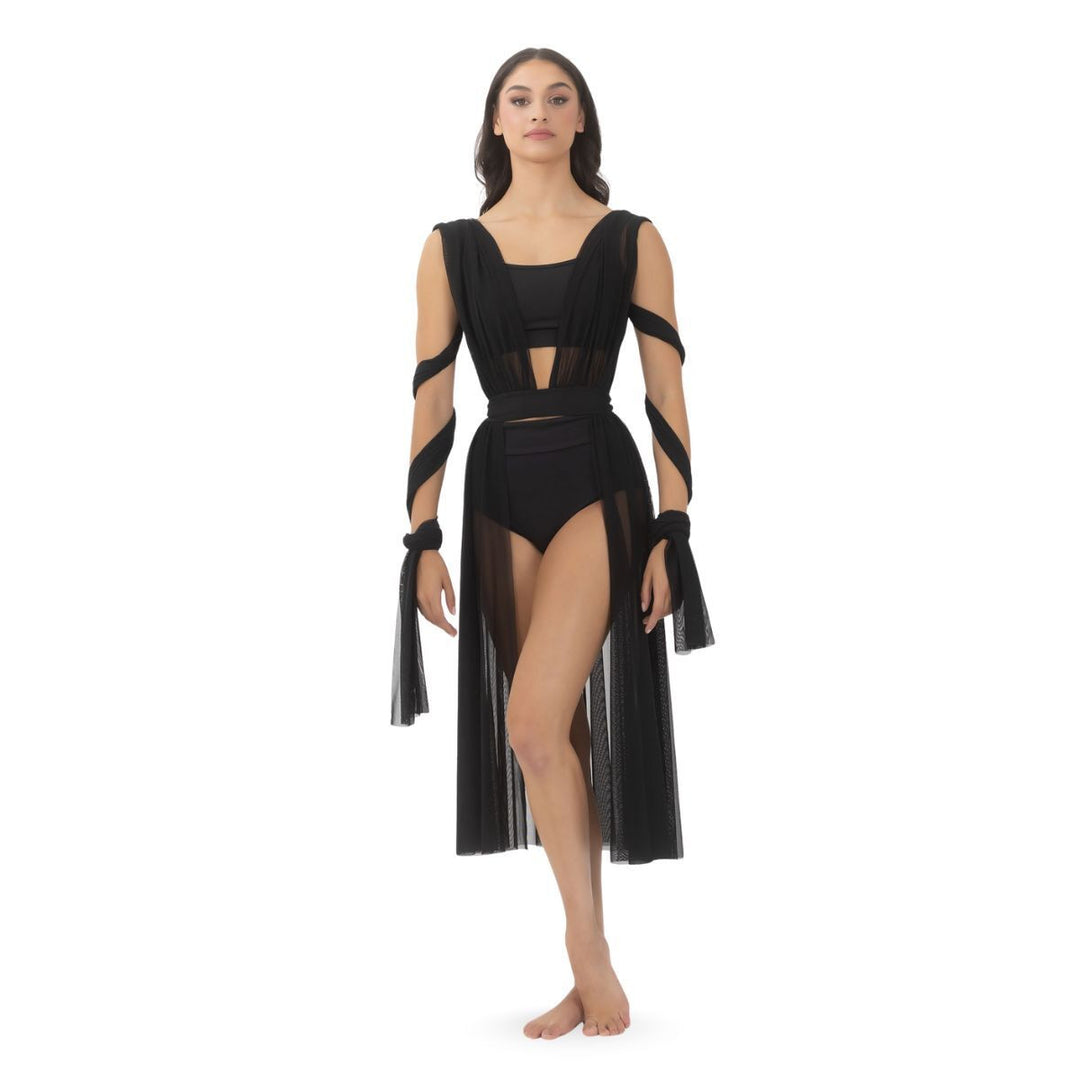 Studio 7 Dancewear Convertible Mesh Overdress Adult Sizes