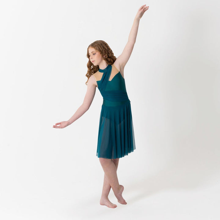 Studio 7 Dancewear Girls Lexi Lyrical Mesh Dance Costume