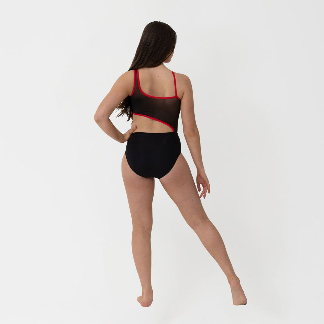 Studio 7 Dancewear Womens Lizzy Mesh Panel Cut-Out Leotard