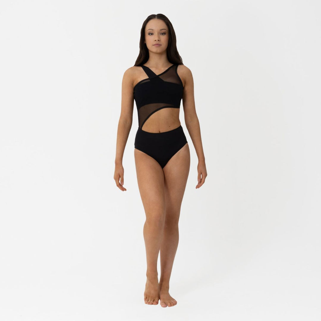 Studio 7 Dancewear Girls Lizzy Mesh Panel Cut-Out Leotard
