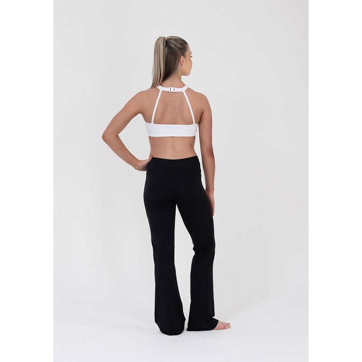 Studio 7 Dancewear Remi Womens Crop Top White back