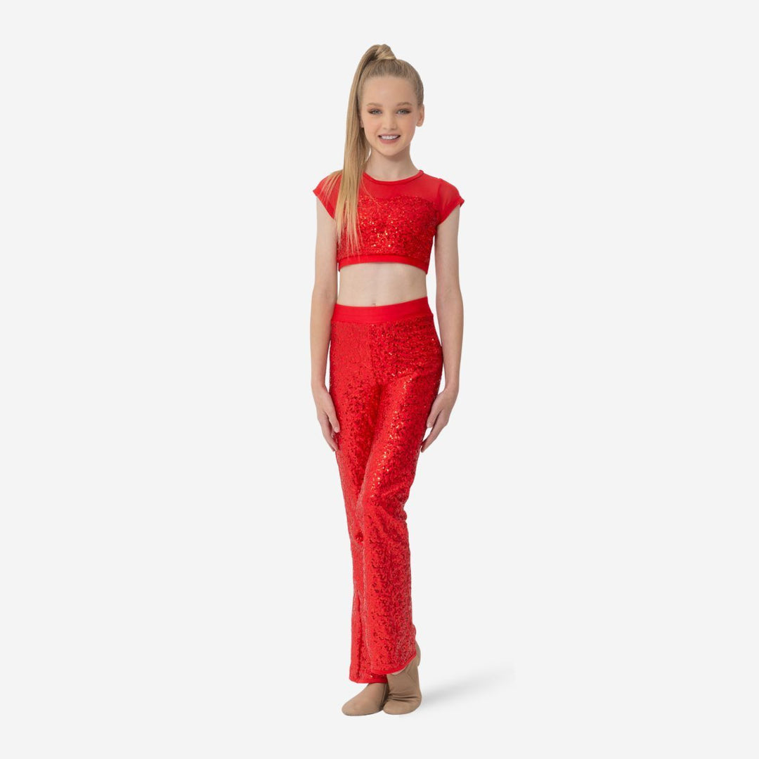 Studio 7 Dancewear Sequin Stage Performance Pants Adult Size