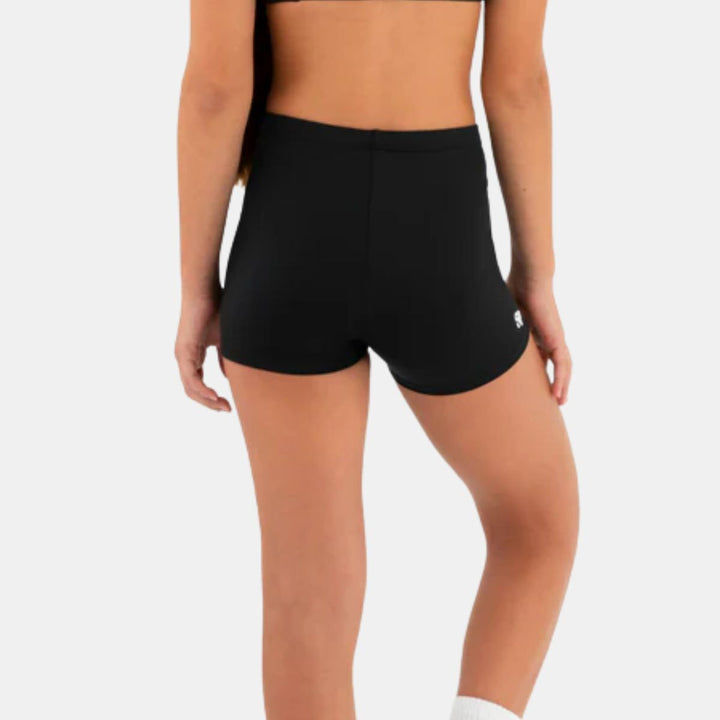 Sylvia P Black Lycra Gymnastics &amp; Dance Short Children Sizes