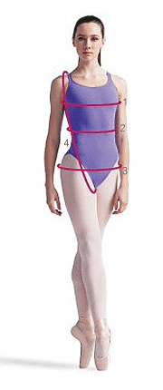 Capezio Women's Dancewear Size Guide