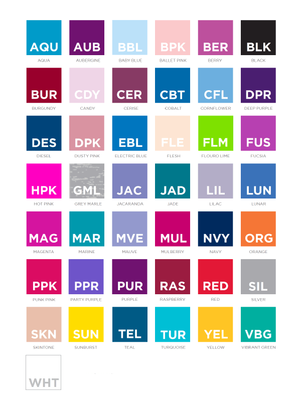 Energetiks Size Chart